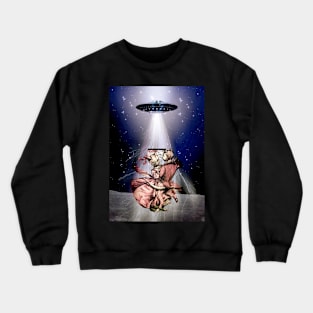 Dancing Cats on The Moon Crewneck Sweatshirt